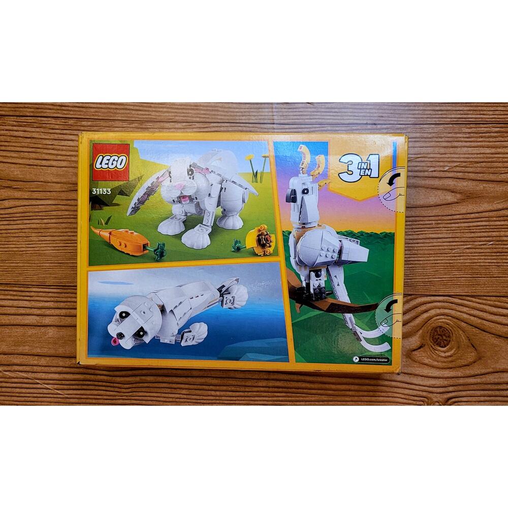 LEGO CREATOR 3 in 1 White Rabbit bird seal 258 pcs 31133 8+ set READ DESCRIPT - Picture 4 of 9